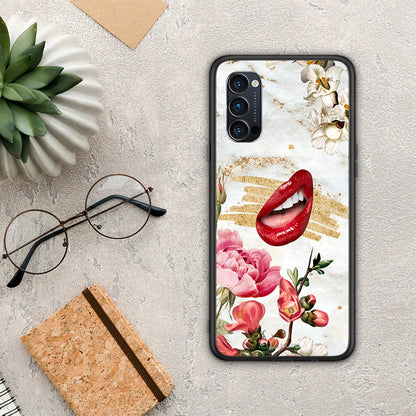 Red Lips - Oppo Reno4 Pro 5G θήκη