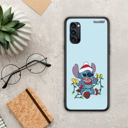 Santa Stich - Oppo Reno4 Pro 5G θήκη