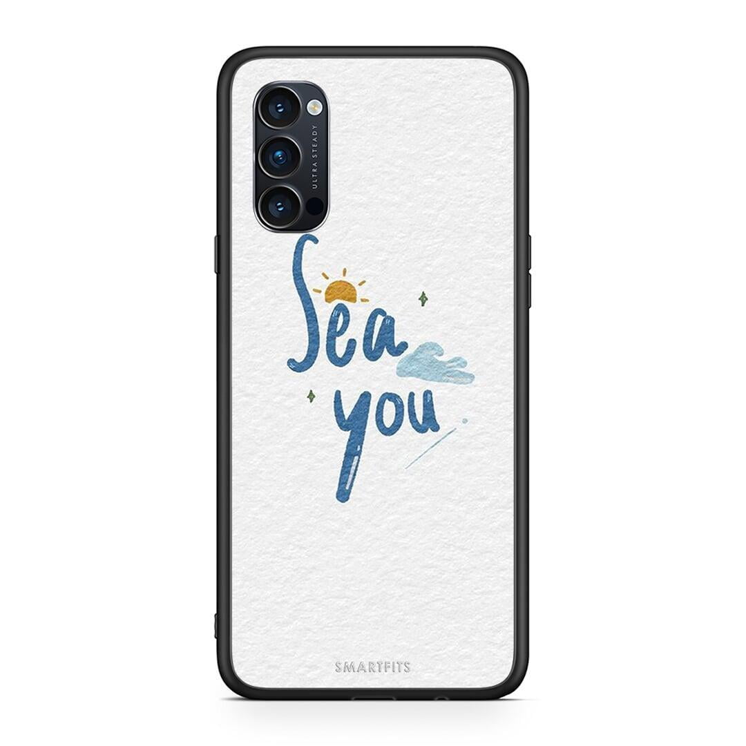 Oppo Reno4 Pro 5G Sea You Θήκη από τη Smartfits με σχέδιο στο πίσω μέρος και μαύρο περίβλημα | Smartphone case with colorful back and black bezels by Smartfits