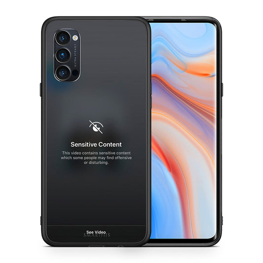 Θήκη Oppo Reno4 Pro 5G Sensitive Content από τη Smartfits με σχέδιο στο πίσω μέρος και μαύρο περίβλημα | Oppo Reno4 Pro 5G Sensitive Content case with colorful back and black bezels