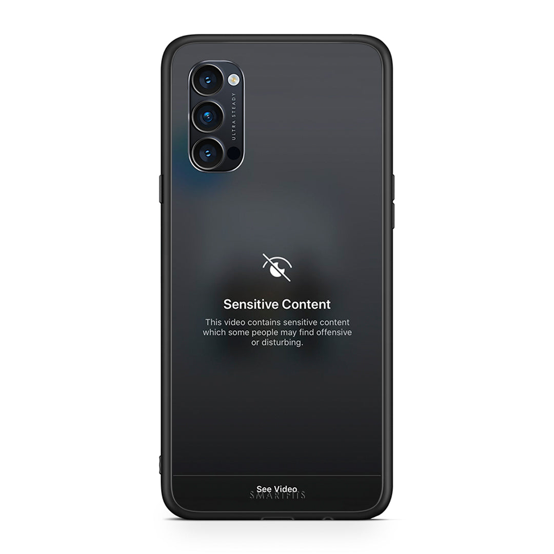 Oppo Reno4 Pro 5G Sensitive Content θήκη από τη Smartfits με σχέδιο στο πίσω μέρος και μαύρο περίβλημα | Smartphone case with colorful back and black bezels by Smartfits