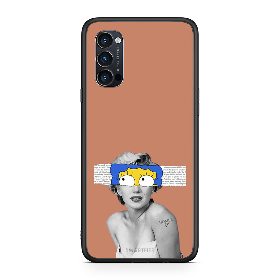 Oppo Reno4 Pro 5G Sim Merilyn θήκη από τη Smartfits με σχέδιο στο πίσω μέρος και μαύρο περίβλημα | Smartphone case with colorful back and black bezels by Smartfits