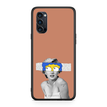 Oppo Reno4 Pro 5G Sim Merilyn θήκη από τη Smartfits με σχέδιο στο πίσω μέρος και μαύρο περίβλημα | Smartphone case with colorful back and black bezels by Smartfits