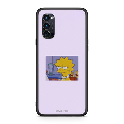 Oppo Reno4 Pro 5G So Happy θήκη από τη Smartfits με σχέδιο στο πίσω μέρος και μαύρο περίβλημα | Smartphone case with colorful back and black bezels by Smartfits