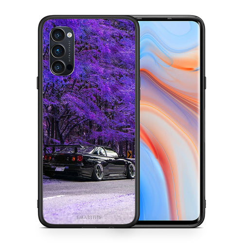 Θήκη Αγίου Βαλεντίνου Oppo Reno4 Pro 5G Super Car από τη Smartfits με σχέδιο στο πίσω μέρος και μαύρο περίβλημα | Oppo Reno4 Pro 5G Super Car case with colorful back and black bezels