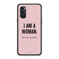 Thumbnail for Oppo Reno4 Pro 5G Superpower Woman θήκη από τη Smartfits με σχέδιο στο πίσω μέρος και μαύρο περίβλημα | Smartphone case with colorful back and black bezels by Smartfits