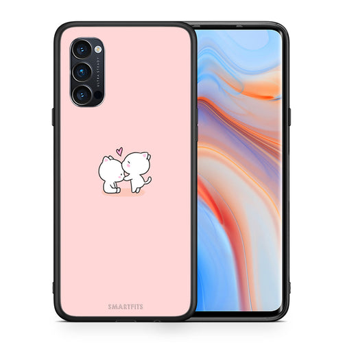 Θήκη Oppo Reno4 Pro 5G Love Valentine από τη Smartfits με σχέδιο στο πίσω μέρος και μαύρο περίβλημα | Oppo Reno4 Pro 5G Love Valentine case with colorful back and black bezels