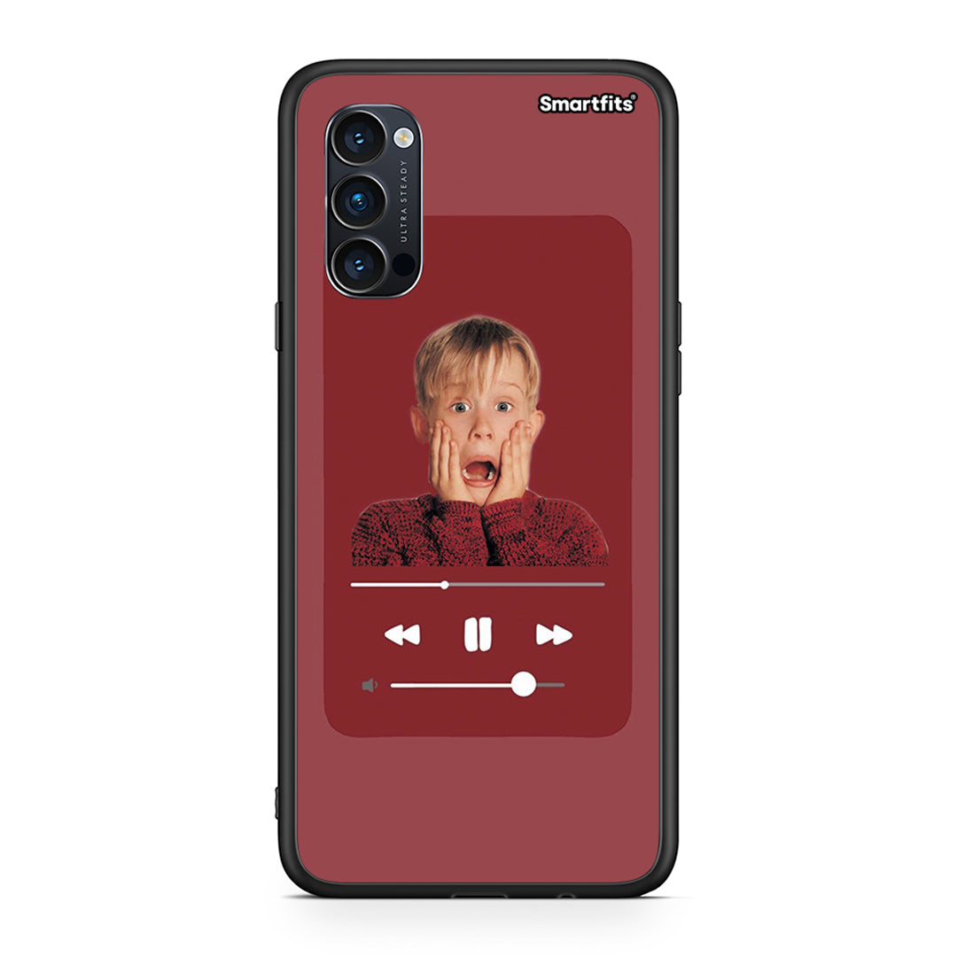 Xmas Alone Music - Oppo Reno4 Pro 5G θήκη