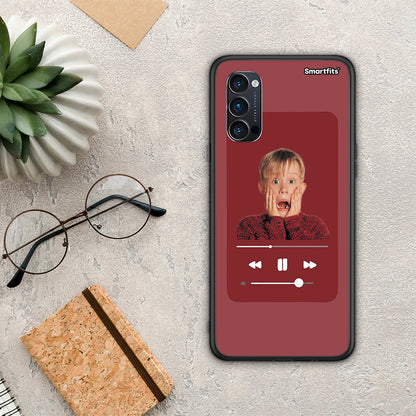 Xmas Alone Music - Oppo Reno4 Pro 5G θήκη