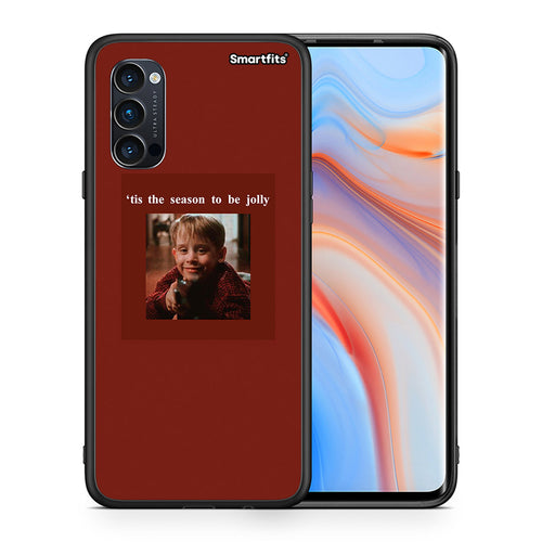 Θήκη Oppo Reno4 Pro 5G Xmas Ultimate Spirit από τη Smartfits με σχέδιο στο πίσω μέρος και μαύρο περίβλημα | Oppo Reno4 Pro 5G Xmas Ultimate Spirit case with colorful back and black bezels