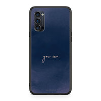 Thumbnail for Oppo Reno4 Pro 5G You Can θήκη από τη Smartfits με σχέδιο στο πίσω μέρος και μαύρο περίβλημα | Smartphone case with colorful back and black bezels by Smartfits