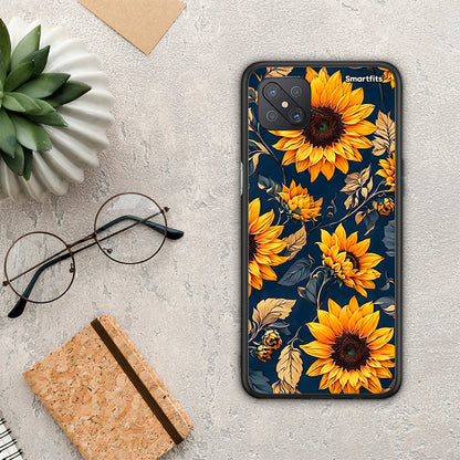 Autumn Sunflowers - Oppo Reno4 Z 5G / A92s θήκη