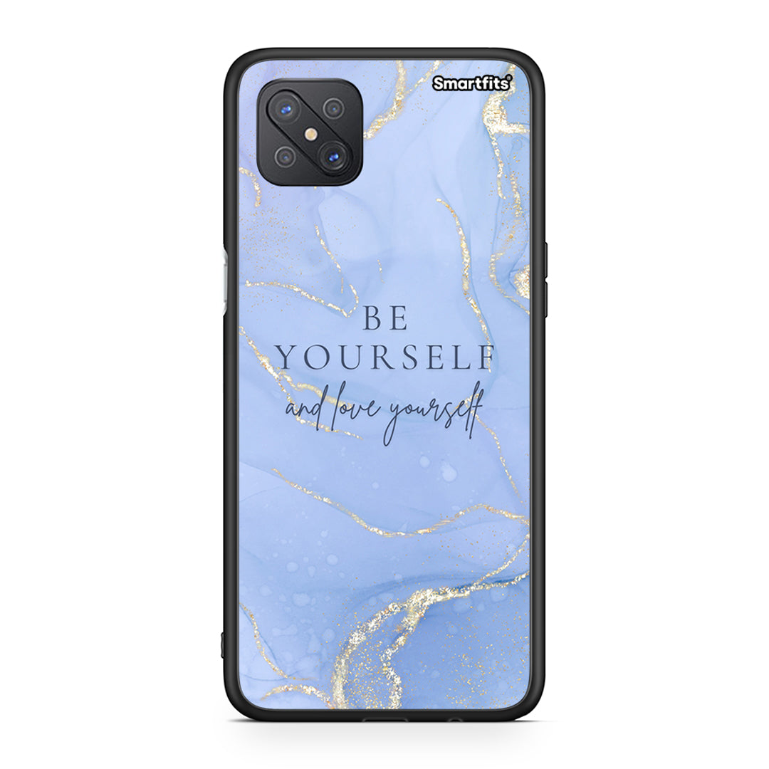 Oppo Reno4 Z 5G Be Yourself θήκη από τη Smartfits με σχέδιο στο πίσω μέρος και μαύρο περίβλημα | Smartphone case with colorful back and black bezels by Smartfits