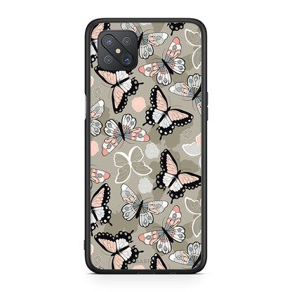 135 - Oppo Reno4 Z 5G Butterflies Boho case, cover, bumper
