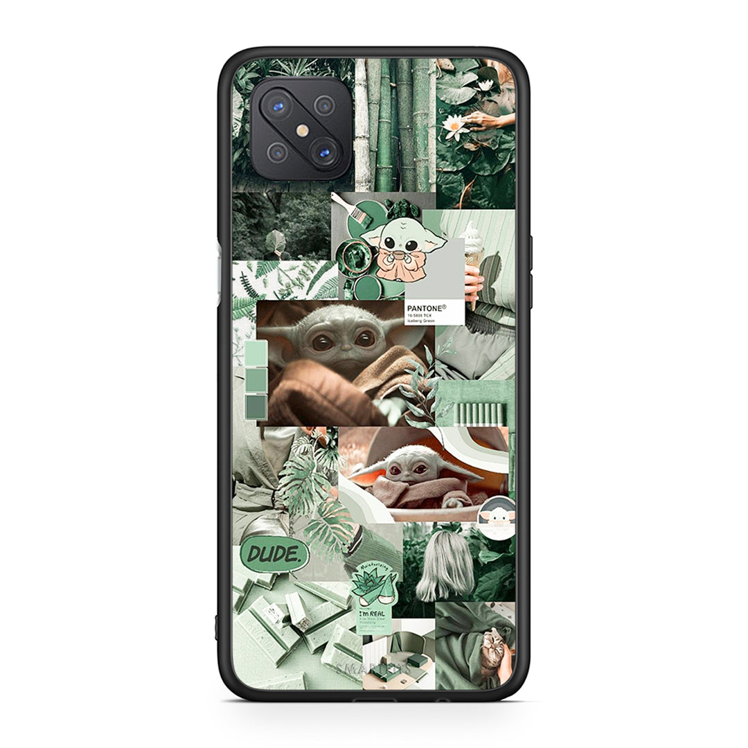 Oppo Reno4 Z 5G Collage Dude Θήκη Αγίου Βαλεντίνου από τη Smartfits με σχέδιο στο πίσω μέρος και μαύρο περίβλημα | Smartphone case with colorful back and black bezels by Smartfits