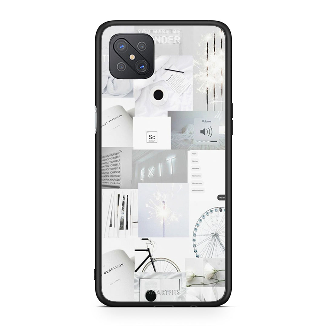 Oppo Reno4 Z 5G Collage Make Me Wonder Θήκη Αγίου Βαλεντίνου από τη Smartfits με σχέδιο στο πίσω μέρος και μαύρο περίβλημα | Smartphone case with colorful back and black bezels by Smartfits