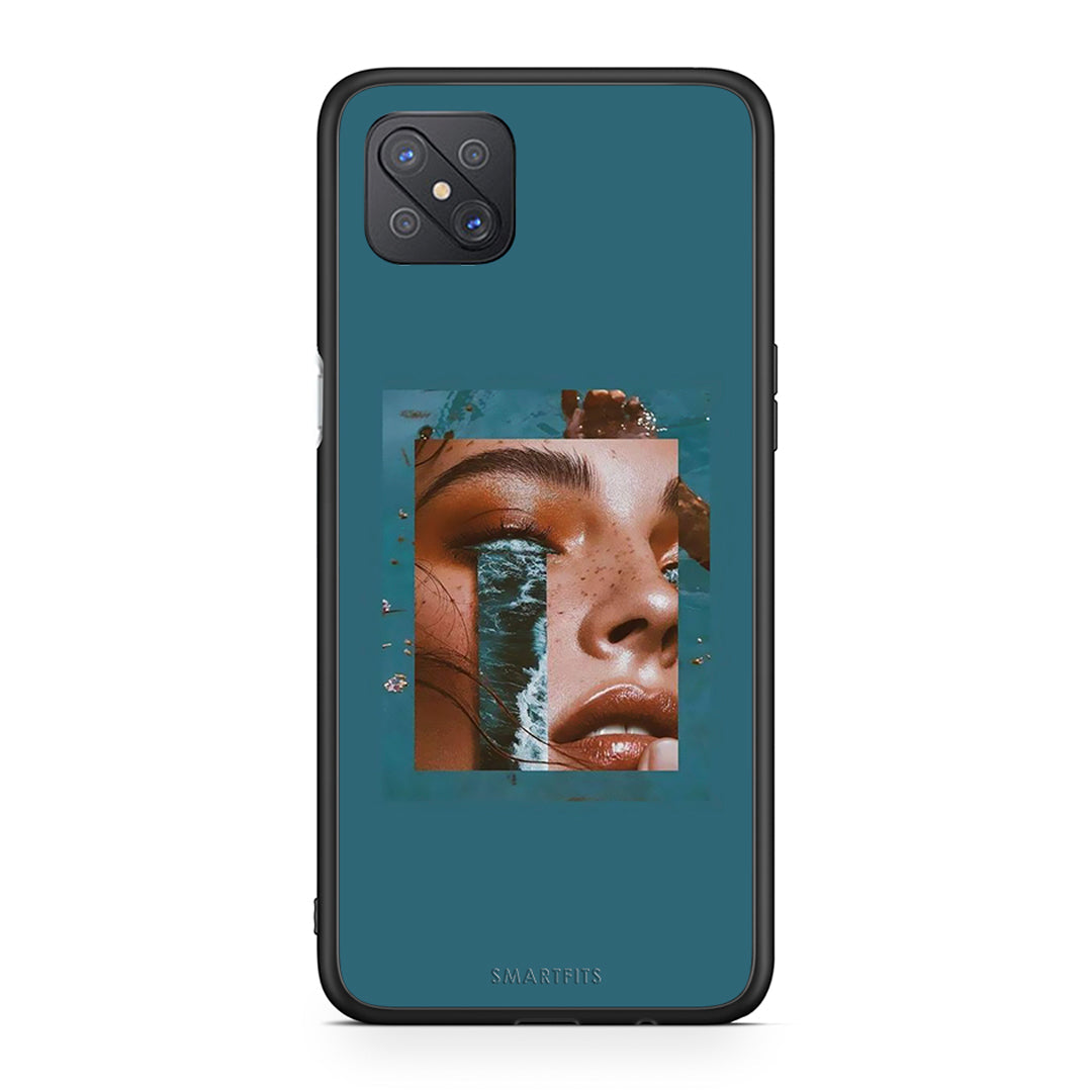 Oppo Reno4 Z 5G Cry An Ocean θήκη από τη Smartfits με σχέδιο στο πίσω μέρος και μαύρο περίβλημα | Smartphone case with colorful back and black bezels by Smartfits