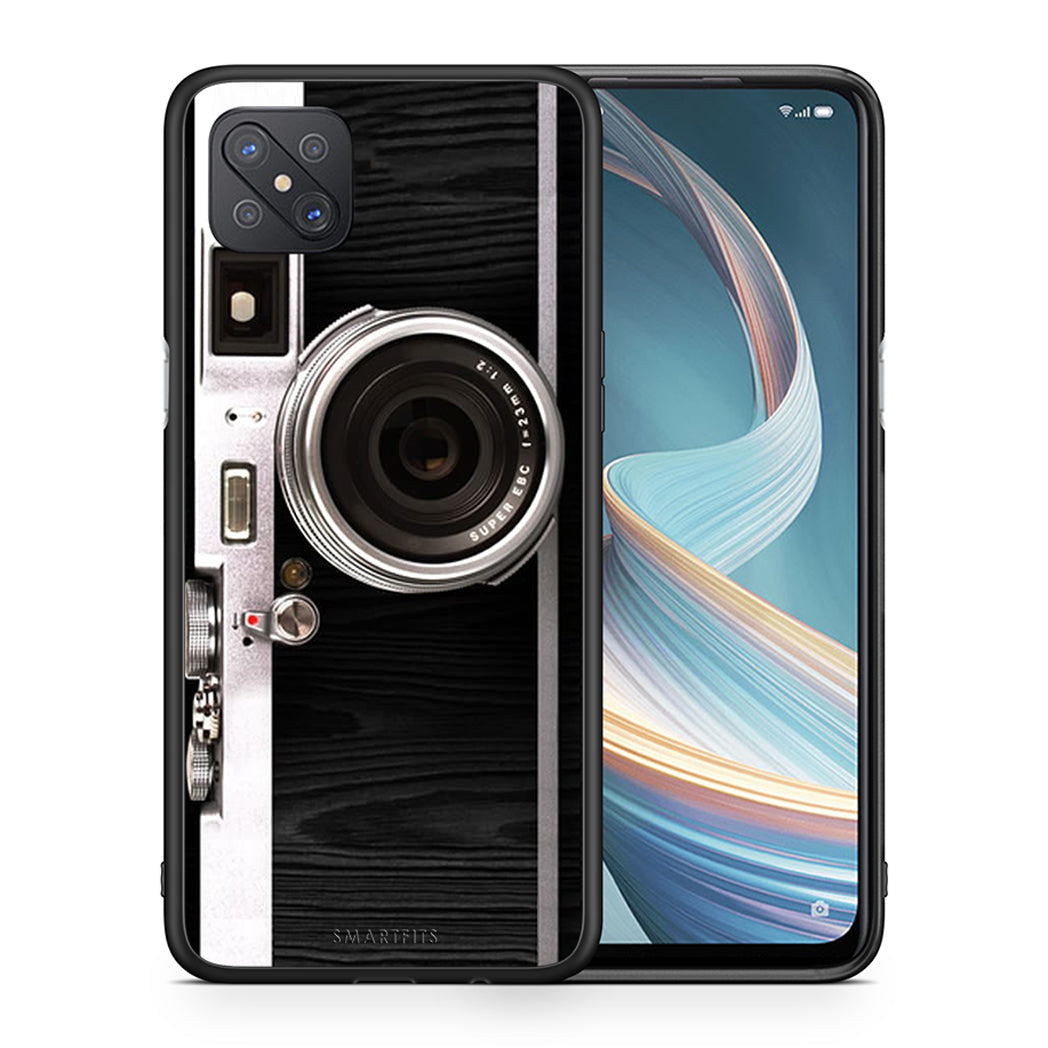 Θήκη Oppo Reno4 Z 5G Emily In Paris από τη Smartfits με σχέδιο στο πίσω μέρος και μαύρο περίβλημα | Oppo Reno4 Z 5G Emily In Paris case with colorful back and black bezels