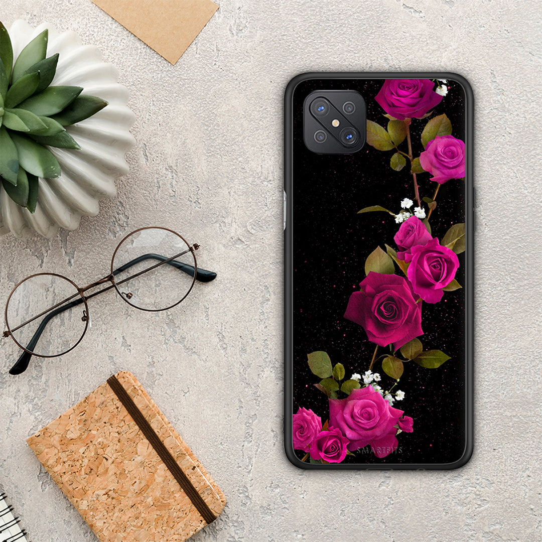 Flower Red Roses - Oppo Reno4 Z 5G / A92s θήκη