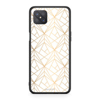 Thumbnail for 111 - Oppo Reno4 Z 5G Luxury White Geometric case, cover, bumper