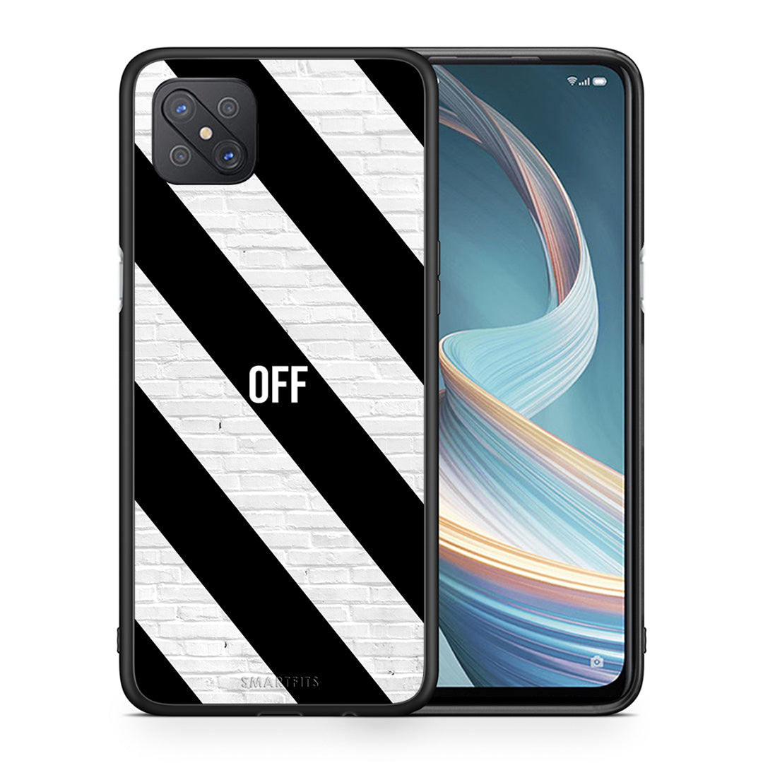 Θήκη Oppo Reno4 Z 5G Get Off από τη Smartfits με σχέδιο στο πίσω μέρος και μαύρο περίβλημα | Oppo Reno4 Z 5G Get Off case with colorful back and black bezels