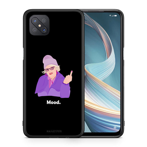 Θήκη Oppo Reno4 Z 5G Grandma Mood Black από τη Smartfits με σχέδιο στο πίσω μέρος και μαύρο περίβλημα | Oppo Reno4 Z 5G Grandma Mood Black case with colorful back and black bezels