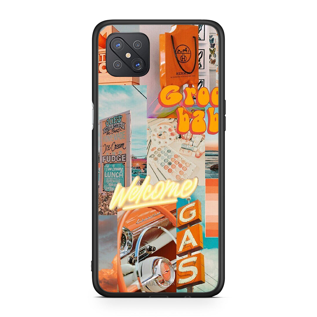 Oppo Reno4 Z 5G Groovy Babe Θήκη Αγίου Βαλεντίνου από τη Smartfits με σχέδιο στο πίσω μέρος και μαύρο περίβλημα | Smartphone case with colorful back and black bezels by Smartfits