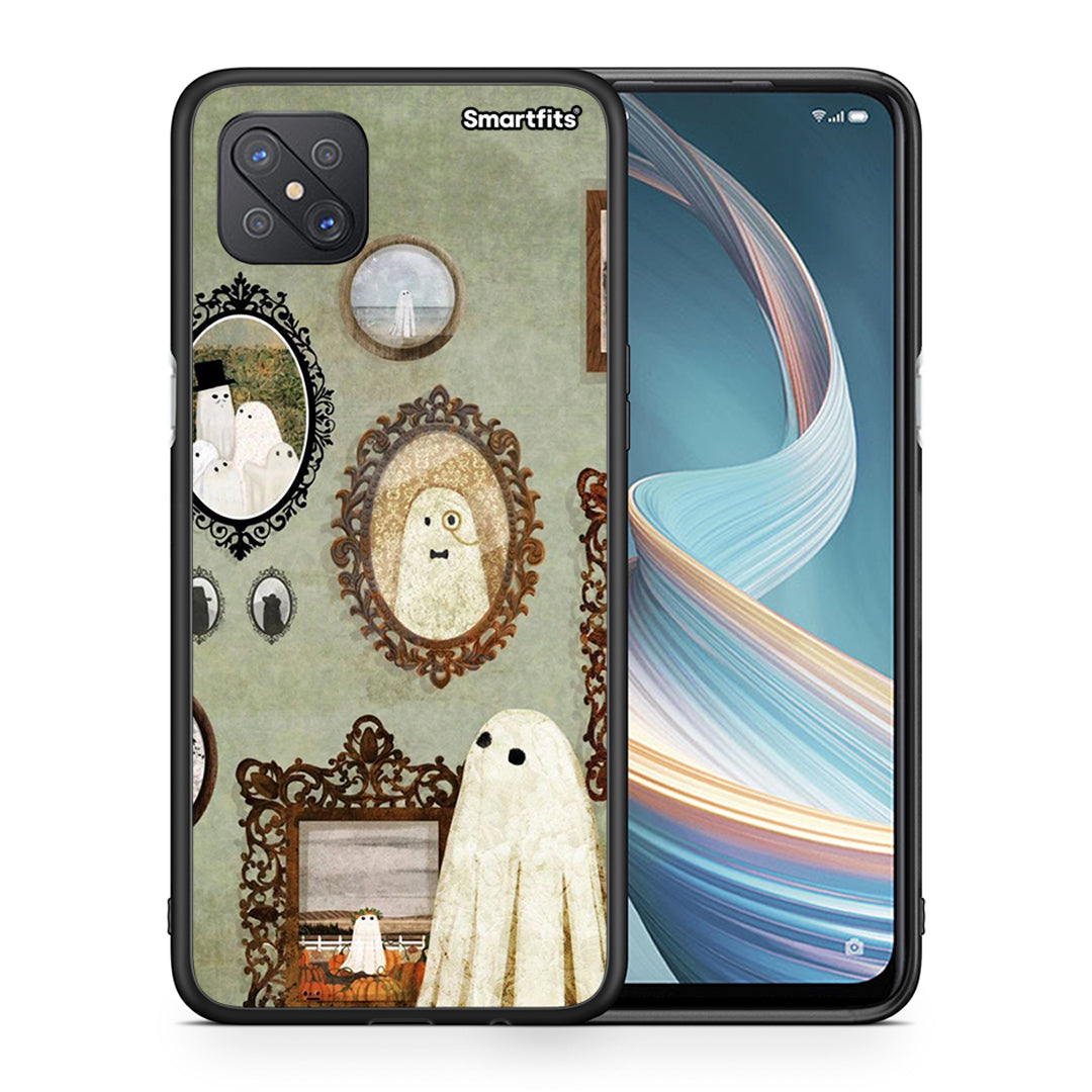 Θήκη Oppo Reno4 Z 5G Halloween Ghost Season από τη Smartfits με σχέδιο στο πίσω μέρος και μαύρο περίβλημα | Oppo Reno4 Z 5G Halloween Ghost Season case with colorful back and black bezels