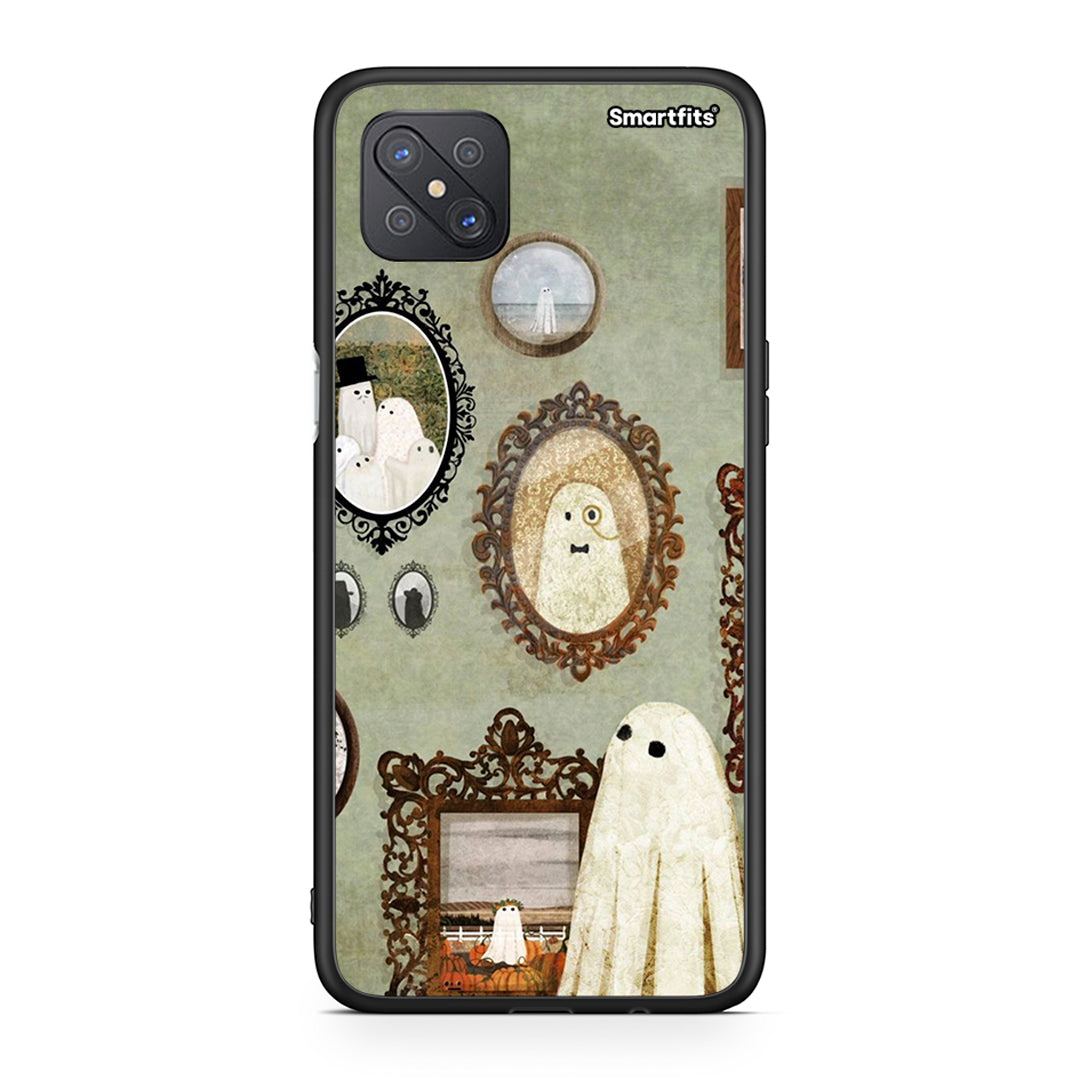 Oppo Reno4 Z 5G Halloween Ghost Season θήκη από τη Smartfits με σχέδιο στο πίσω μέρος και μαύρο περίβλημα | Smartphone case with colorful back and black bezels by Smartfits
