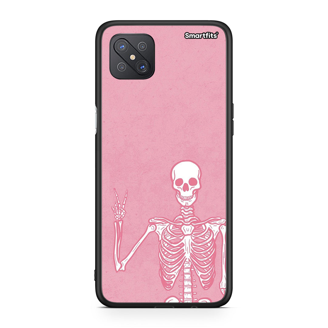 Oppo Reno4 Z 5G Halloween Motivation θήκη από τη Smartfits με σχέδιο στο πίσω μέρος και μαύρο περίβλημα | Smartphone case with colorful back and black bezels by Smartfits