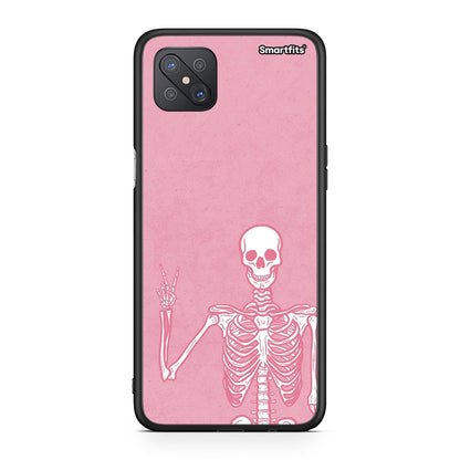 Oppo Reno4 Z 5G Halloween Motivation θήκη από τη Smartfits με σχέδιο στο πίσω μέρος και μαύρο περίβλημα | Smartphone case with colorful back and black bezels by Smartfits