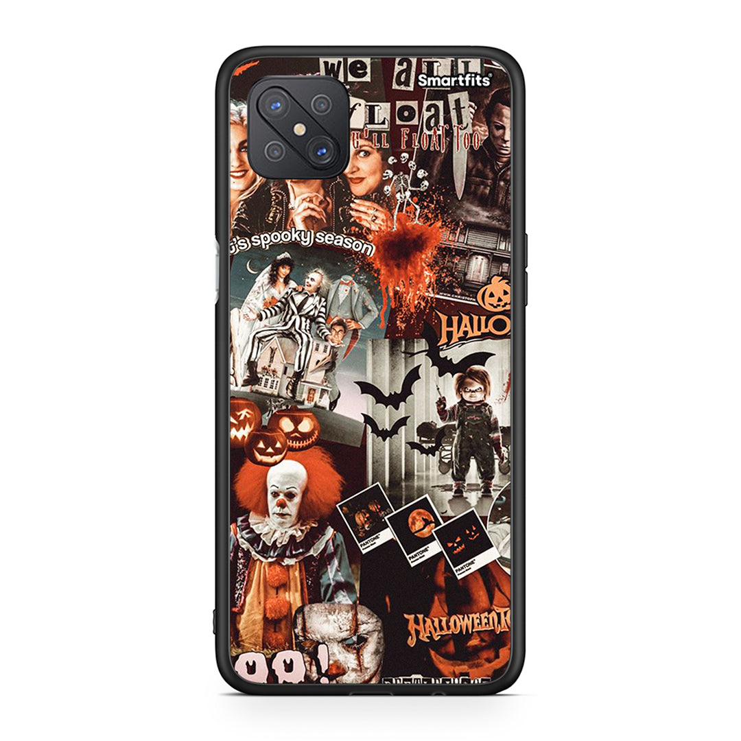 Oppo Reno4 Z 5G Halloween Spooky Season θήκη από τη Smartfits με σχέδιο στο πίσω μέρος και μαύρο περίβλημα | Smartphone case with colorful back and black bezels by Smartfits