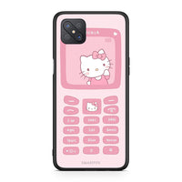 Thumbnail for Oppo Reno4 Z 5G Hello Kitten Θήκη Αγίου Βαλεντίνου από τη Smartfits με σχέδιο στο πίσω μέρος και μαύρο περίβλημα | Smartphone case with colorful back and black bezels by Smartfits