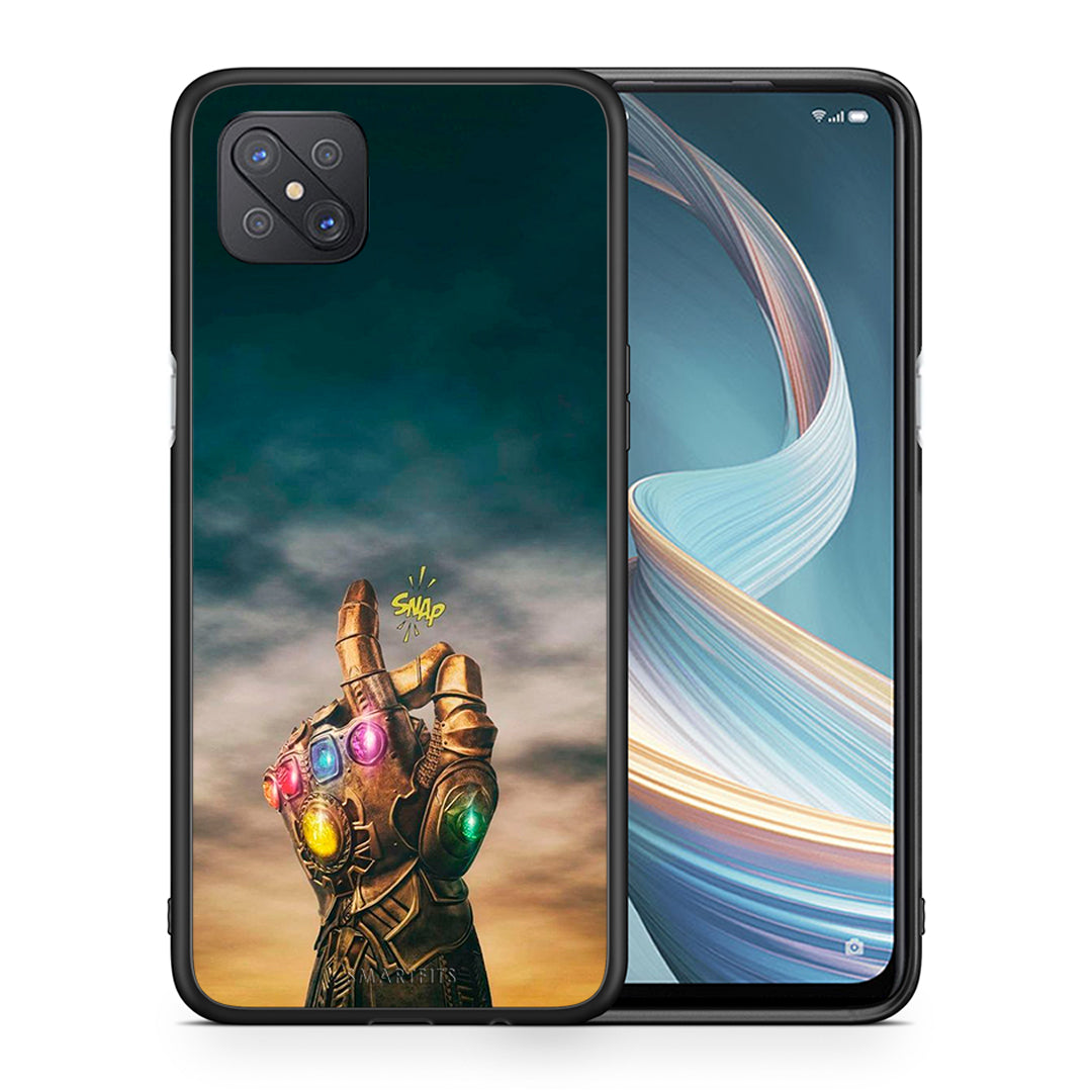 Θήκη Oppo Reno4 Z 5G Infinity Snap από τη Smartfits με σχέδιο στο πίσω μέρος και μαύρο περίβλημα | Oppo Reno4 Z 5G Infinity Snap case with colorful back and black bezels