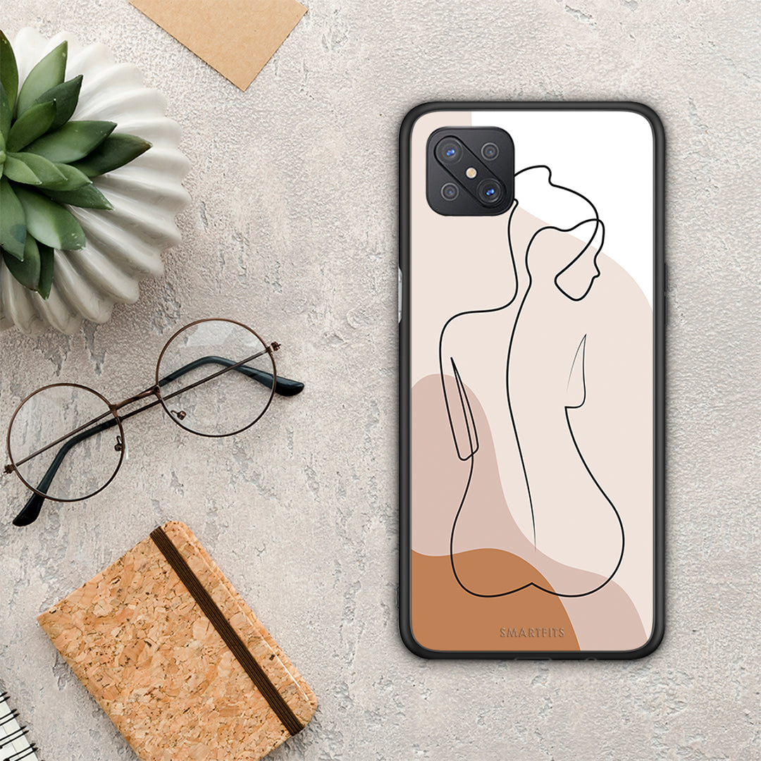 LineArt Woman - Oppo Reno4 Z 5G / A92s θήκη