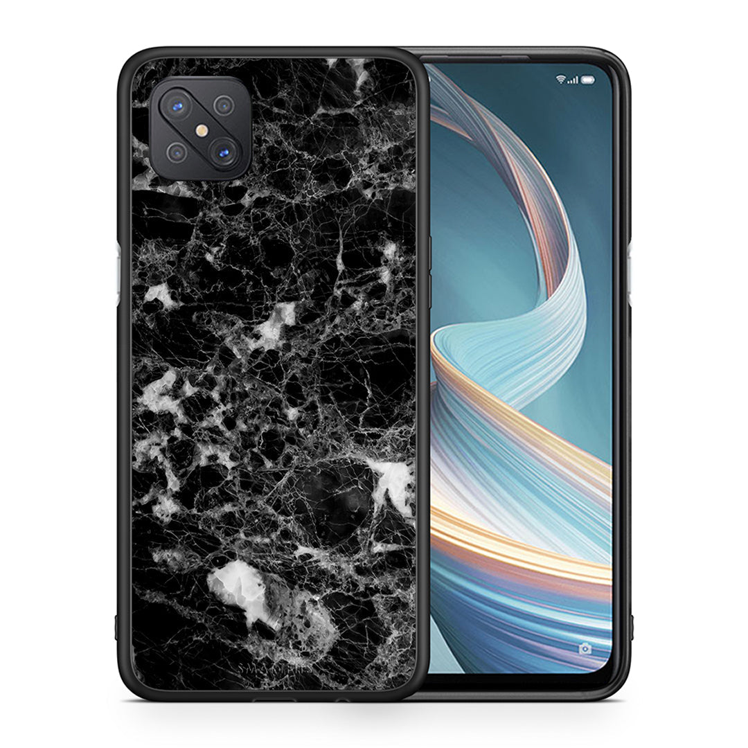 Θήκη Oppo Reno4 Z 5G Male Marble από τη Smartfits με σχέδιο στο πίσω μέρος και μαύρο περίβλημα | Oppo Reno4 Z 5G Male Marble case with colorful back and black bezels