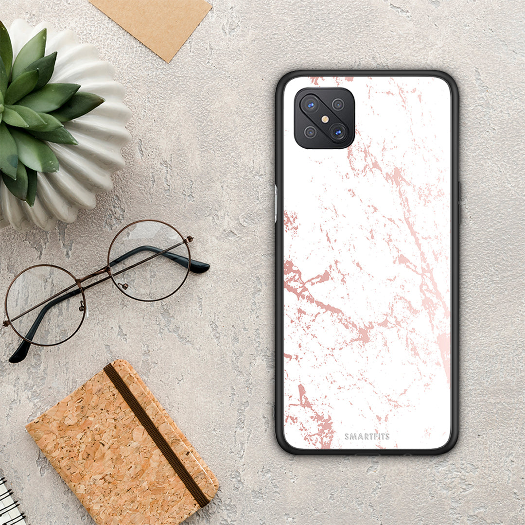 Marble Pink Splash - Oppo Reno4 Z 5G / A92s θήκη