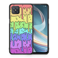Thumbnail for Θήκη Oppo Reno4 Z 5G Melting Rainbow από τη Smartfits με σχέδιο στο πίσω μέρος και μαύρο περίβλημα | Oppo Reno4 Z 5G Melting Rainbow case with colorful back and black bezels