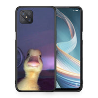 Thumbnail for Θήκη Oppo Reno4 Z 5G Meme Duck από τη Smartfits με σχέδιο στο πίσω μέρος και μαύρο περίβλημα | Oppo Reno4 Z 5G Meme Duck case with colorful back and black bezels