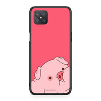 Thumbnail for Oppo Reno4 Z 5G Pig Love 1 Θήκη Αγίου Βαλεντίνου από τη Smartfits με σχέδιο στο πίσω μέρος και μαύρο περίβλημα | Smartphone case with colorful back and black bezels by Smartfits