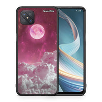 Thumbnail for Θήκη Oppo Reno4 Z 5G Pink Moon από τη Smartfits με σχέδιο στο πίσω μέρος και μαύρο περίβλημα | Oppo Reno4 Z 5G Pink Moon case with colorful back and black bezels