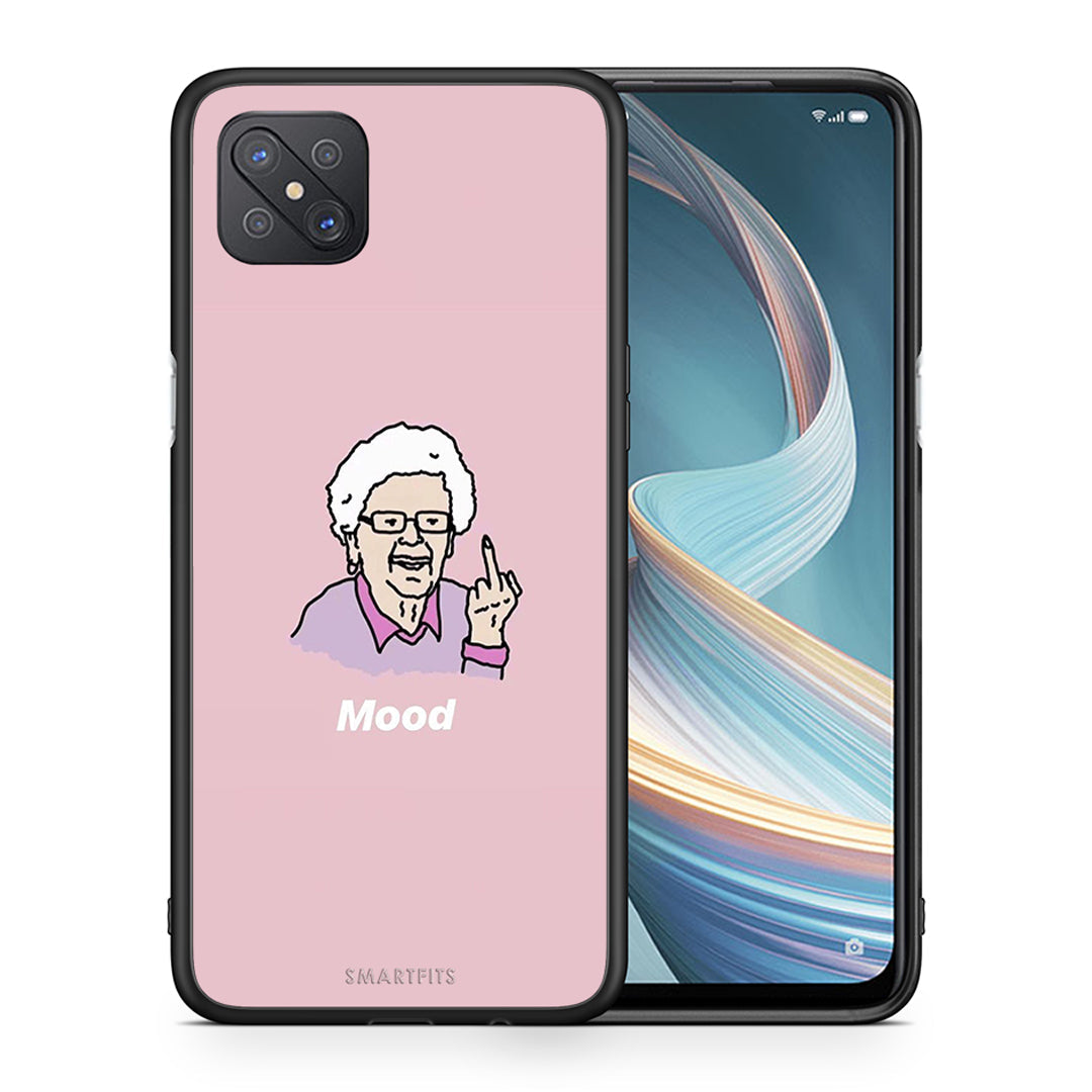 Θήκη Oppo Reno4 Z 5G Mood PopArt από τη Smartfits με σχέδιο στο πίσω μέρος και μαύρο περίβλημα | Oppo Reno4 Z 5G Mood PopArt case with colorful back and black bezels