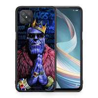 Thumbnail for Θήκη Oppo Reno4 Z 5G Thanos PopArt από τη Smartfits με σχέδιο στο πίσω μέρος και μαύρο περίβλημα | Oppo Reno4 Z 5G Thanos PopArt case with colorful back and black bezels