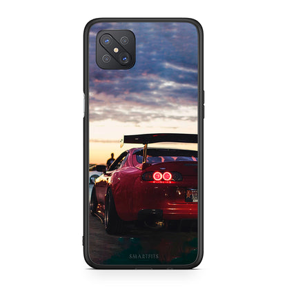Oppo Reno4 Z 5G Racing Supra θήκη από τη Smartfits με σχέδιο στο πίσω μέρος και μαύρο περίβλημα | Smartphone case with colorful back and black bezels by Smartfits