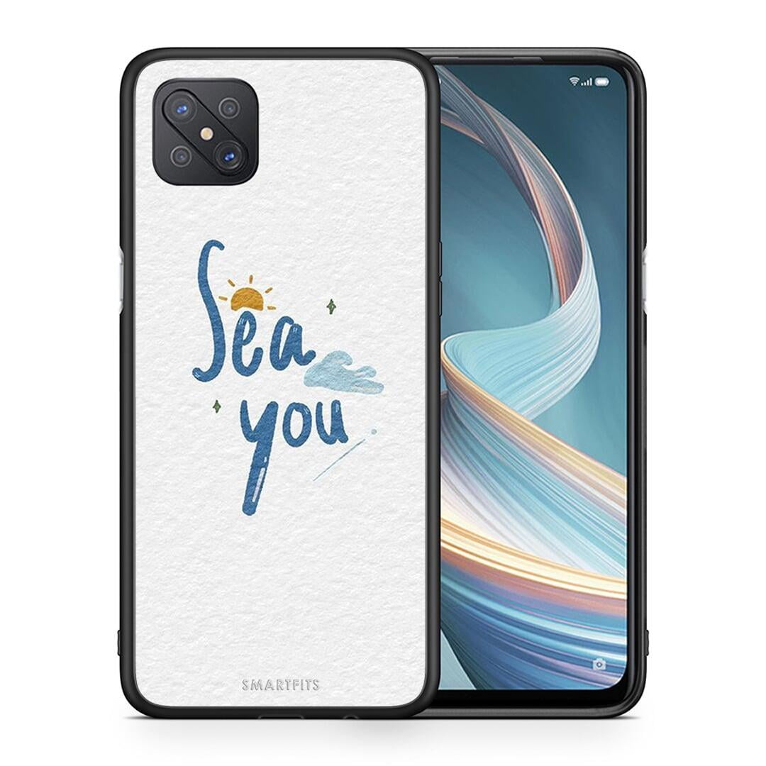 Θήκη Oppo Reno4 Z 5G Sea You από τη Smartfits με σχέδιο στο πίσω μέρος και μαύρο περίβλημα | Oppo Reno4 Z 5G Sea You case with colorful back and black bezels