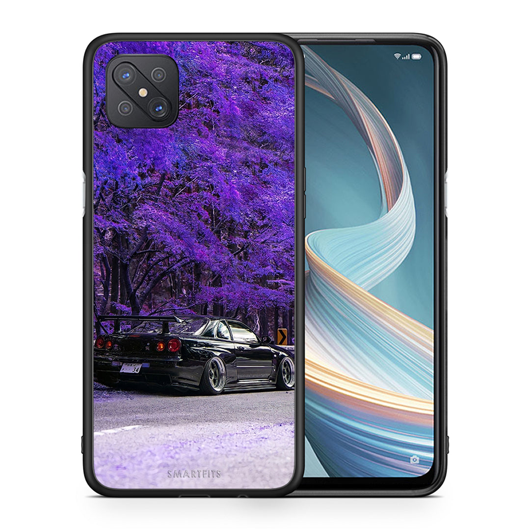 Θήκη Αγίου Βαλεντίνου Oppo Reno4 Z 5G Super Car από τη Smartfits με σχέδιο στο πίσω μέρος και μαύρο περίβλημα | Oppo Reno4 Z 5G Super Car case with colorful back and black bezels