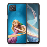 Thumbnail for Θήκη Αγίου Βαλεντίνου Oppo Reno4 Z 5G Tangled 2 από τη Smartfits με σχέδιο στο πίσω μέρος και μαύρο περίβλημα | Oppo Reno4 Z 5G Tangled 2 case with colorful back and black bezels