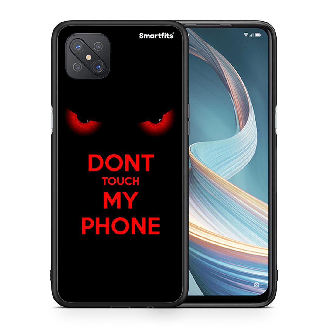 Θήκη Oppo Reno4 Z 5G Touch My Phone από τη Smartfits με σχέδιο στο πίσω μέρος και μαύρο περίβλημα | Oppo Reno4 Z 5G Touch My Phone case with colorful back and black bezels