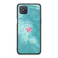 Thumbnail for Oppo Reno4 Z 5G Water Flower Θήκη από τη Smartfits με σχέδιο στο πίσω μέρος και μαύρο περίβλημα | Smartphone case with colorful back and black bezels by Smartfits