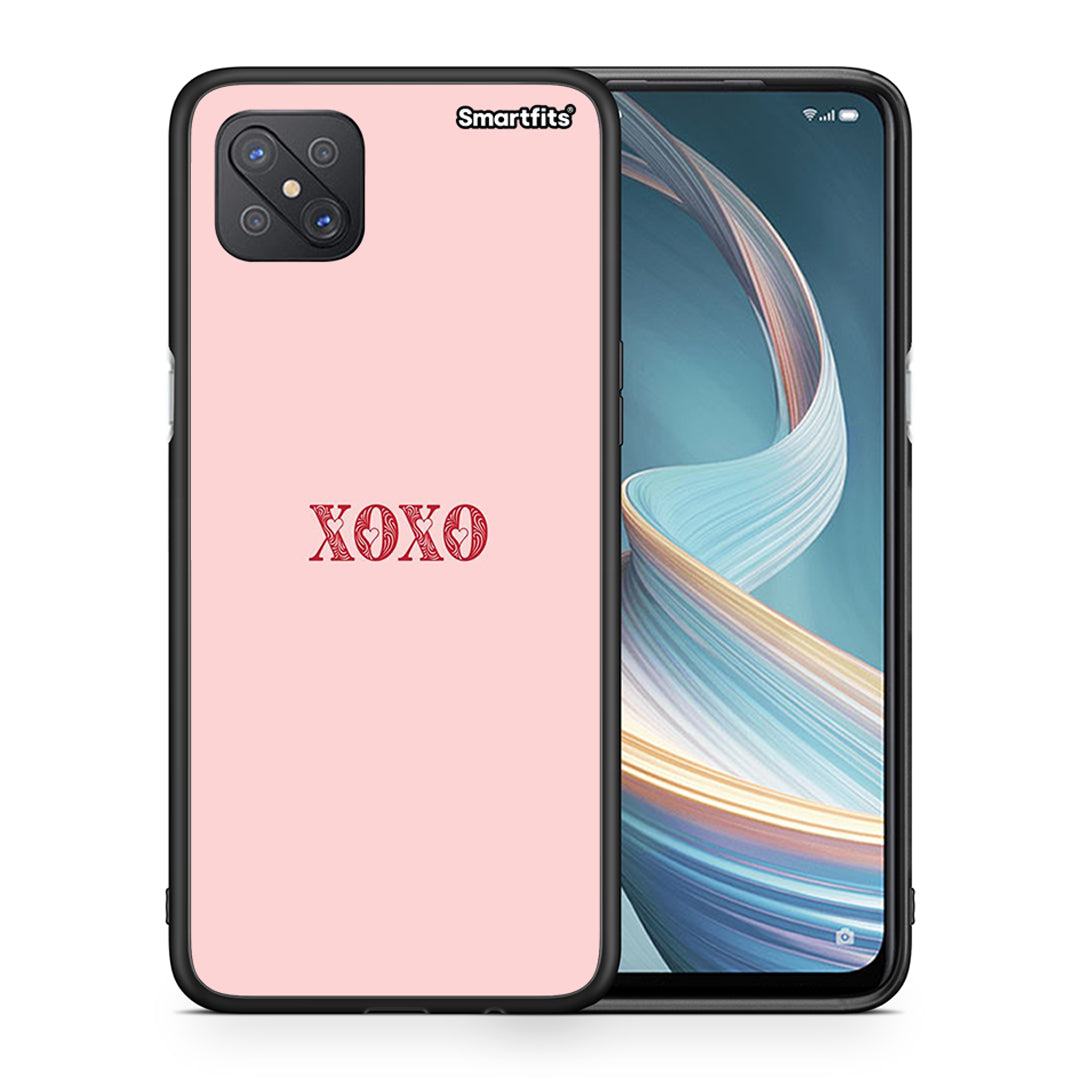 Θήκη Oppo Reno4 Z 5G XOXO Love από τη Smartfits με σχέδιο στο πίσω μέρος και μαύρο περίβλημα | Oppo Reno4 Z 5G XOXO Love case with colorful back and black bezels